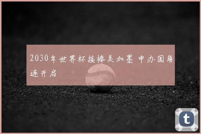 2030年世界杯接棒美加墨 申办国角逐开启